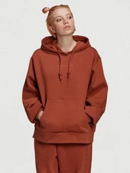 Image of adidas Originals Oversized Hoody, Brown, Size 10, Women