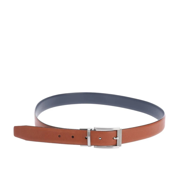 Image of Ted Baker Reva Reversible Texture Belt - Brown Brown 38in