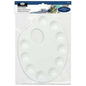 Image of Royal & Langnickel Paint Palette Oval 10 Wells