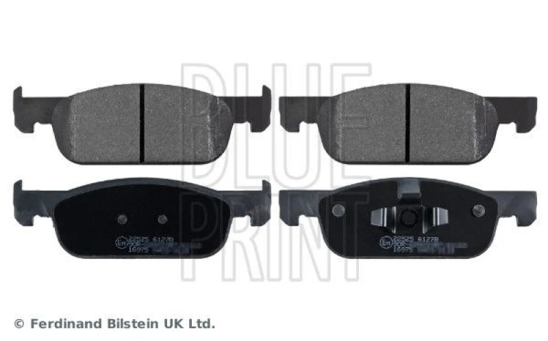 Image of Blue PRINT Brake pad set Blue PRINT ADR164219