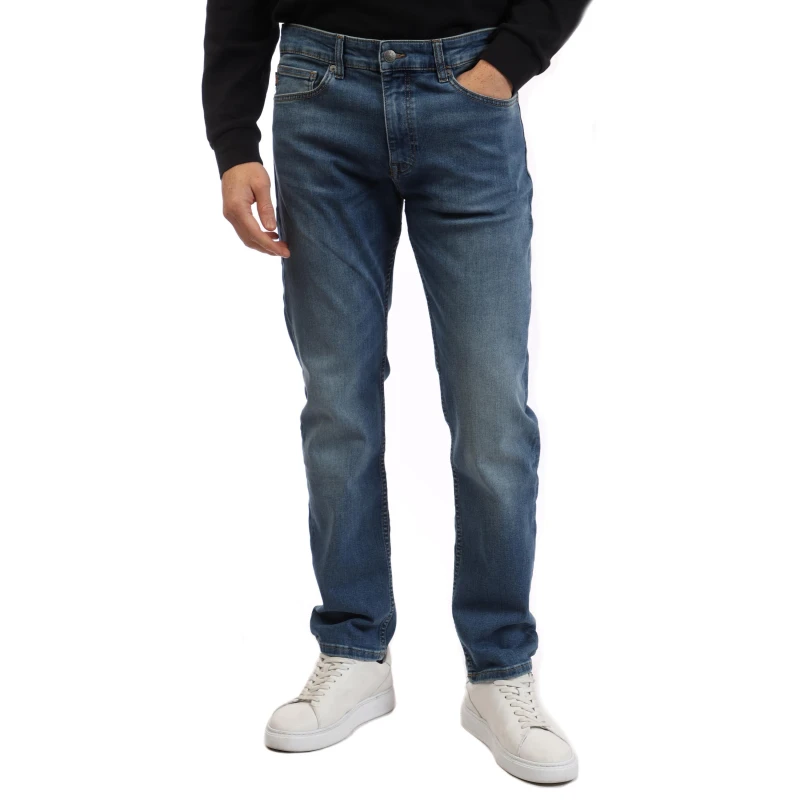 Image of Boss Mens Delaware Bo Slim Fit Jeans Bright Blue male 34W S