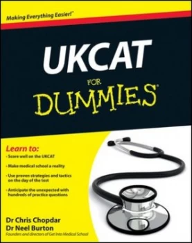 Image of Ukcat for Dummies by Chris Chopdar Paperback