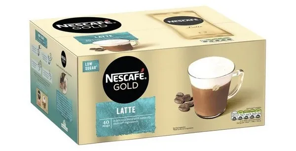 Image of Nescafe Gold Latte Coffee 40 Sachets