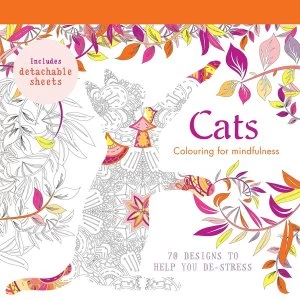 image of Robert Dyas Cats Adult Colouring Book