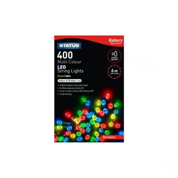 Image of Status Dornbirn 400 LED String Lights - Multicoloured, 32m