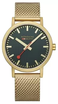 Image of Mondaine A660.30360.60SBM Classic 40mm Gold Dial IP Watch