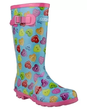 image of Cotswold Childrens Button Heart Wellies