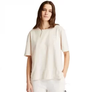 image of Timberland Organic Cotton Utility T-Shirt For Her In White, Size S