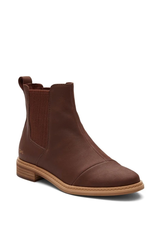 Image of Toms Charlie Boot Flat Ankle Boots 4 (36.5) Brown 01188805240