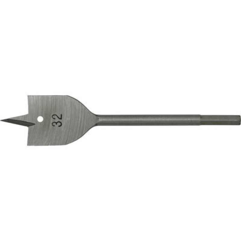 Image of Loops 32 x 152mm Fully Hardened Wood Drill Bit - Hex Shank - High Performance Woodwork Multi