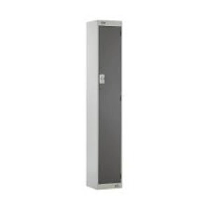 image of Single Compartment Locker D450mm Dark Grey Door MC00039