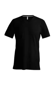 Image of Short Sleeve V Neck Slim Fit T-Shirt