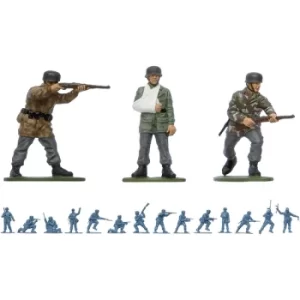 Image of Airfix WWII German Paratroops Vintage Classics Figures 1:32 Scale Model Kit