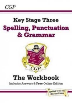 Image of Spelling Punctuation and Grammar for Ks3 - Workbook with Answers and Online Edition Hardback