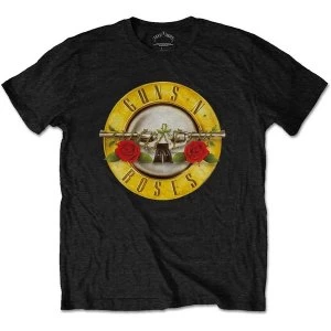 Image of Guns N' Roses - Classic Logo Unisex XXX-Large T-Shirt - Black