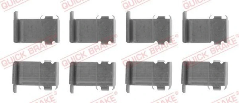 Image of QUICK BRAKE Brake pad fitting kit QUICK BRAKE 109-1162