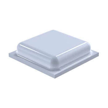 image of 310006 PU Square Protective Feet 10.0 x 10 x 2.5 - Clear - Sheet 110 - R-tech