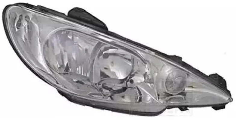 Image of VAN WEZEL 4028966 Headlights H7/H1, Right, without motor for headlamp levelling Headlight (259)