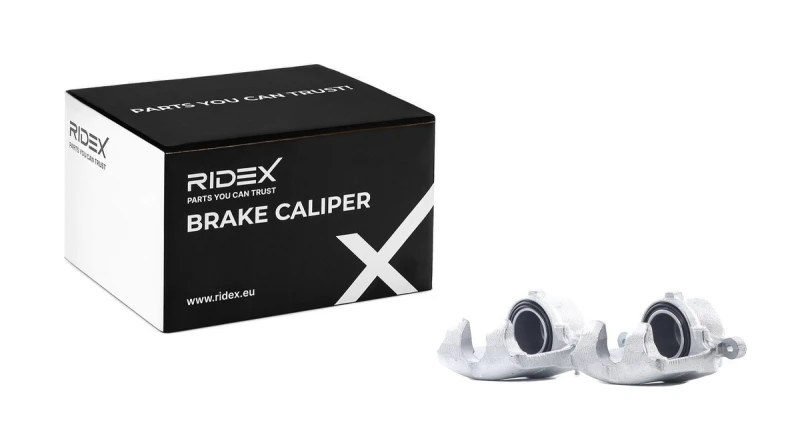 Image of RIDEX 78B1862 Brake caliper Front Axle, without holder Cast Iron Brake Caliper (78)