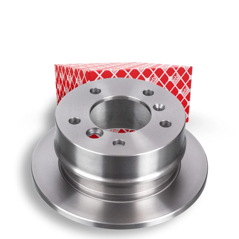 Image of FEBI BILSTEIN 09102 Brake disc Rear Axle, solid, Coated Brake Disc (82)