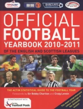 Image of Official Football Yearbook 2010-2011 of the English and Scottish Leagues Paperback