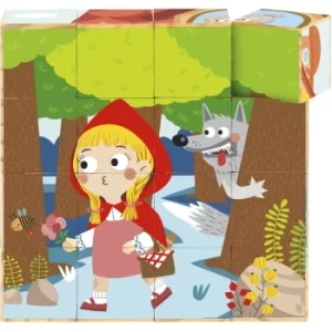 Image of Little Red Riding Hood Wooden Block Puzzle