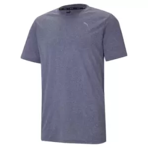 Puma Performance Heather T Shirt Mens - Blue