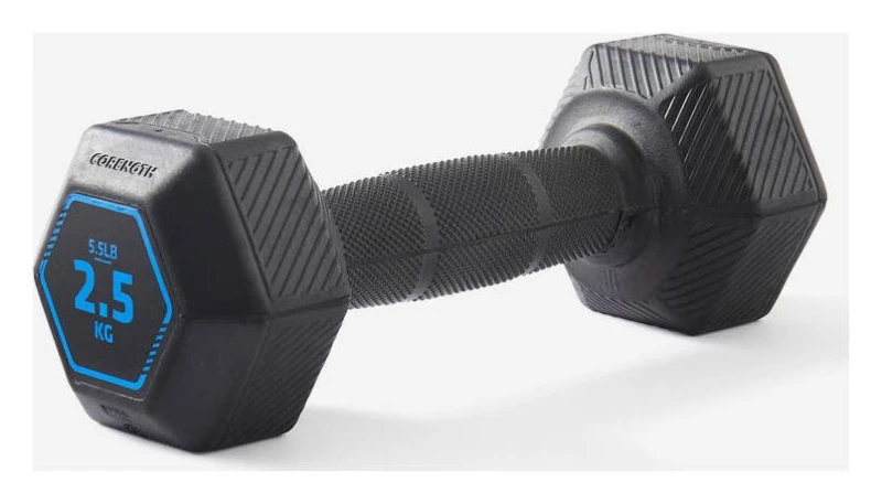 Image of Decathlon Decathlon HEX Dumbell - 1 x 2.5kg