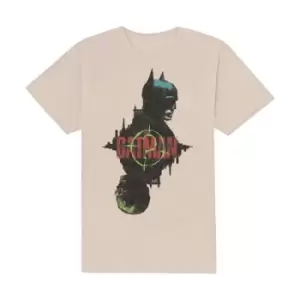 Image of DC Comics - The Batman Question Mark Bat Unisex Large T-Shirt - Neutral