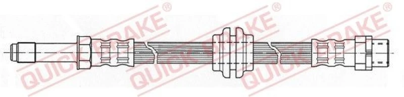 Image of QUICK BRAKE Brake hose QUICK BRAKE 32.329