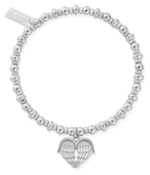 image of ChloBo Didi Sparkle Heavenly Heart Bracelet Sterling Jewellery