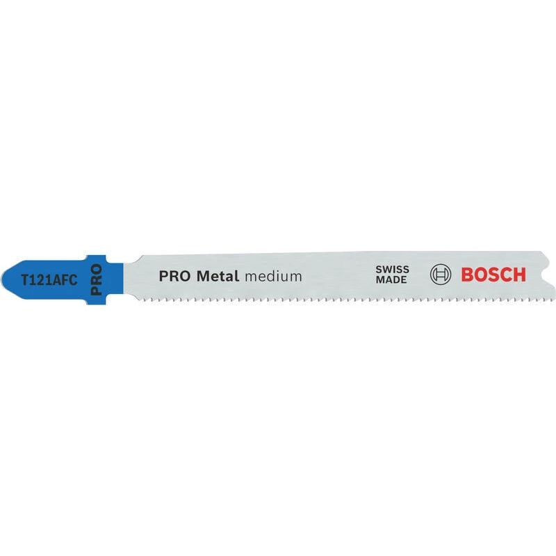 Image of Bosch PRO T121 AFC Medium Metal Cutting Jigsaw Blade 2608655106 Qty: Pack of 5