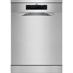 image of AEG 7000 Glasscare FFB53617ZM Freestanding Dishwasher