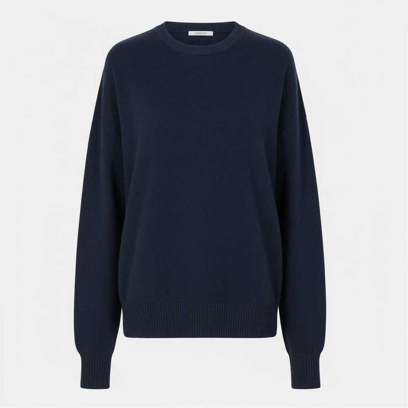 Image of Jack Wills Womens Vintage Crew Neck Jumper Navy female 8 (XS)