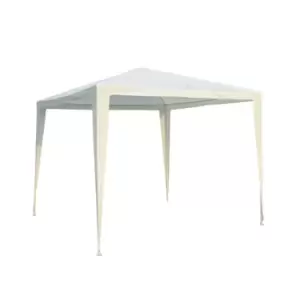 image of Outsunny 2.7 x 2.7m Garden Gazebo - White