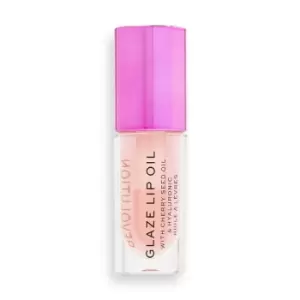 image of Makeup Revolution Glaze Lip Oil Glam Pink