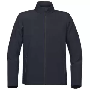 image of Stormtech Mens Orbiter Soft Shell Jacket (3XL) (Navy/Carbon)