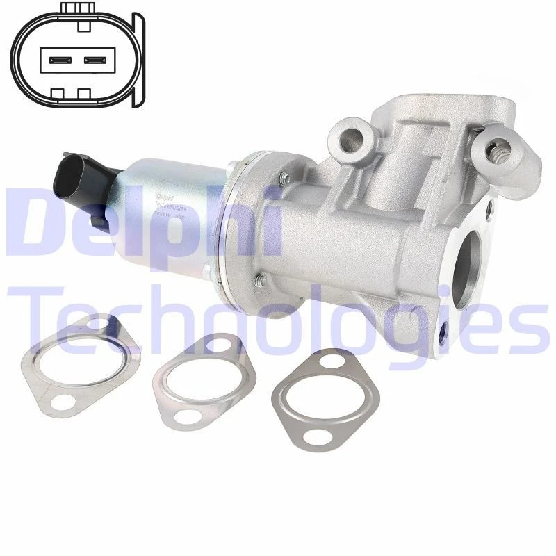 Image of DELPHI EG10614-12B1 EGR valve Electric EGR Valve (1145)
