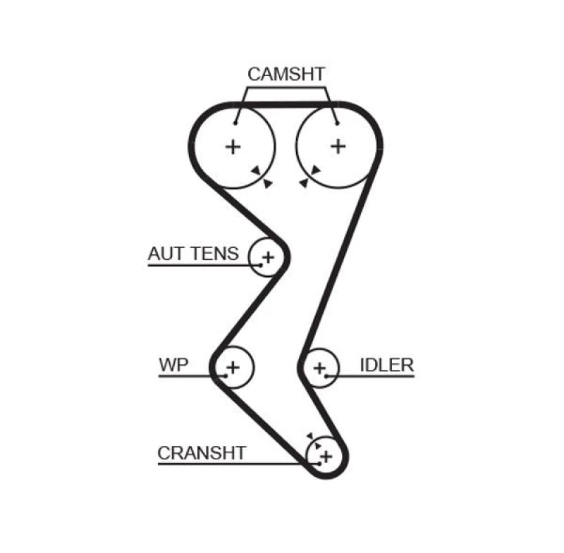 Image of GATES Timing Belt GATES 5528XS