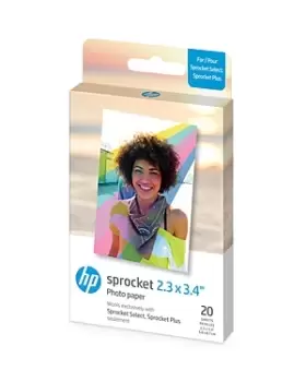 Image of Hp Sprocket 2.3 x 3.4 Peel & Stick Glossy Photo Paper