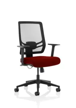 Image of Ergo Twist Bespoke Fabric Seat Ginseng Chilli Mesh Back