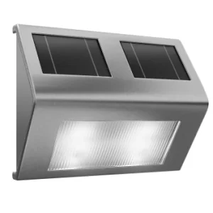 image of LED Solar Wall Light Stainless Steel