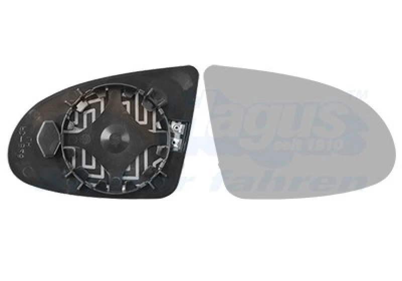 Image of VAN WEZEL Wing mirror glass VAN WEZEL 0302838