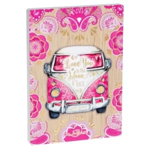Image of Kombi Oblong Plaque Love Moon