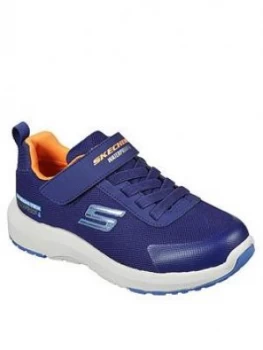 image of Skechers Boys Dynamic Tread Waterproof Trainer - Navy