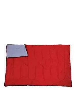 Image of Trekker 300 Double Sleeping Bag Red/ Grey