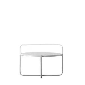 image of Crossland Grove Crawley Coffee Table White 65 X 65 X 50Cm