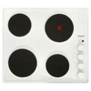 Image of Hotpoint E6041W 4 Zone Electric Solid Plate Hob