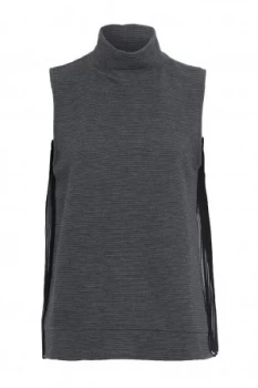 image of French Connection Sudan Sunray Sleeveless Jumper Grey