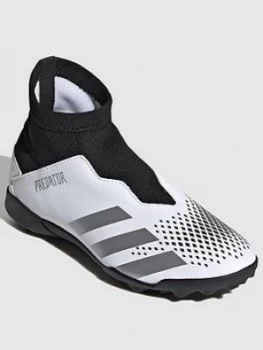 Image of Adidas Junior Predator Laceless 20.3 Astro Turf Football Boot - Black
